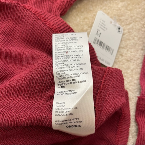 Free People We The Free JoJo Off Beat Long Sleeve Shirt Womens M Knit Thermal - Picture 7 of 11